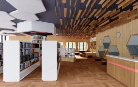 Modern Library Interior Design