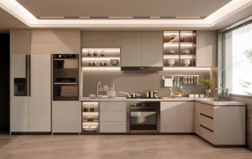 Modern L Shaped Kitchen Design