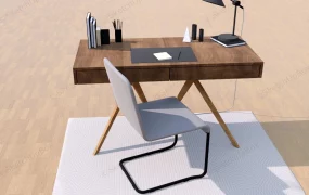 Home Office Desk And Chair Set