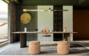 Minimalist Modern Tea Room