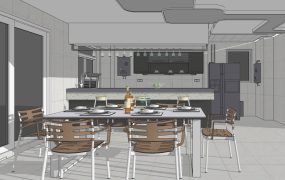 Open Kitchen Dining Room Layout