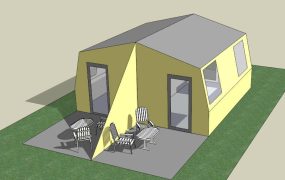 Camping Tent with Table and Chairs