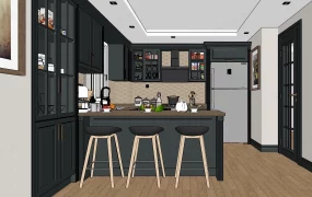 Modern Apartment Kitchen