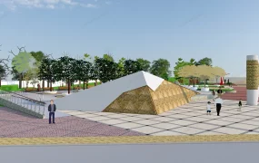 Small Urban Pocket Park