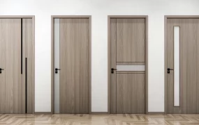 4 Modern Minimalist Interior Wood Door Collection