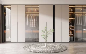 High End Minimalist Custom Wardrobe System