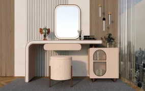 Modern Pink Dressing Table