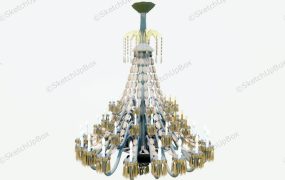 Vintage Crystal Chandelier