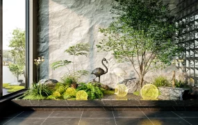 Indoor Oriental Garden