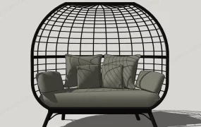 Patio Loveseat With Canopy