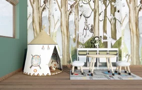 Forest Themed Playroom Ideas