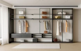 Open Bedroom Closet Design