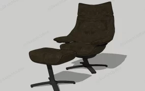 Recliner With Ottoman