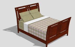 Vintage Twin Sleigh Bed