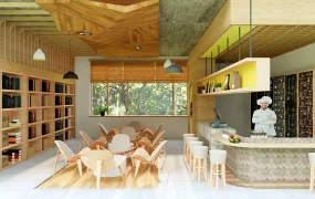 Book Coffee Bar Design
