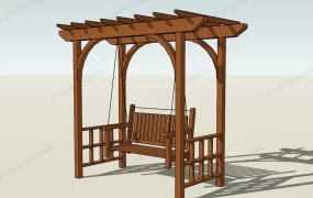 Arbor With Swing