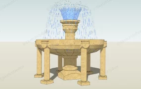 Pedestal Deep Basin Fountain