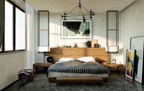 Organic Modern Bedroom Design