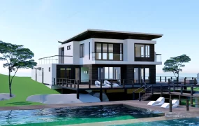 Contemporary Waterfront Home