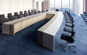 V Shaped Conference Room