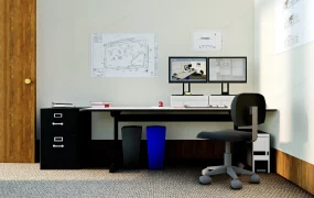 Designer Office Desk And Chair Set