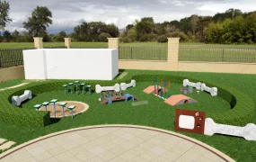 Outdoor Dog Playground