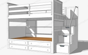 Bunk Beds With Stairs And Storage