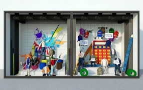 Back To School Store Window Ideas