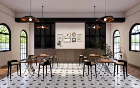 French Cafe Interior Design