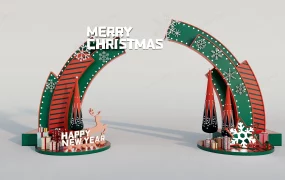 Christmas Arch Installation