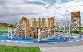 Round Elementary School Playground