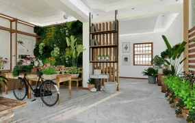 Indoor Garden Dining Room