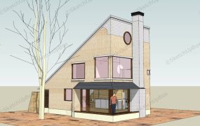 Half A Frame House