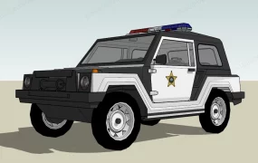 SUV Cop Car