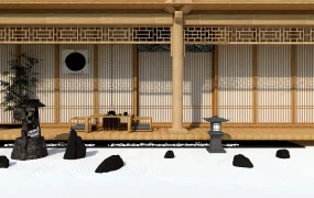 Japanese Dry Garden Idea