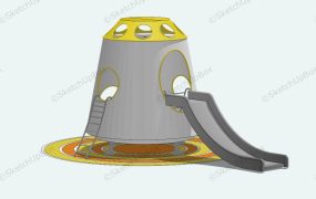 Adventure Rocket Ship Playground