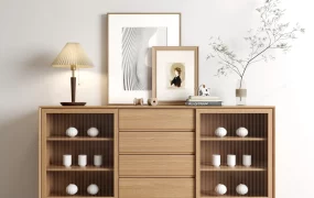 Solid Wood Sideboard