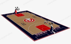 Modern Basketball Court