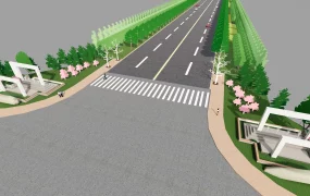 City Road Landscape