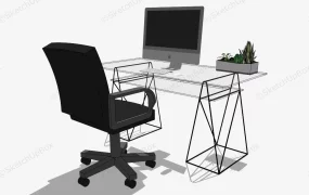 Glass Computer Desk For Home