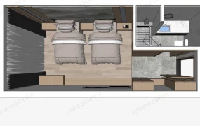 Standard Twin Bed Room