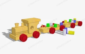 Wood Toy Train