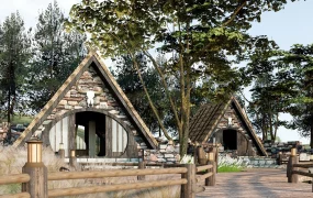 Primitive Stone House