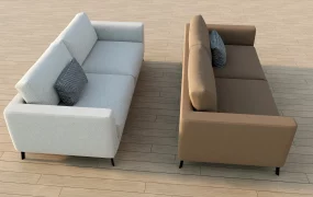 Elegant Modern Fabric Sofas