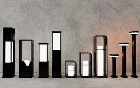 Modern Outdoor Landscape Bollard Lights