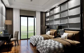 Hotel Twin Bed Design