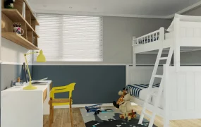 Kids Bedroom Playroom Combo