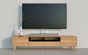Minimalist Wood Tv Stand
