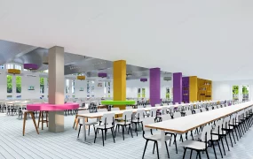 Large Institutional Dining Hall