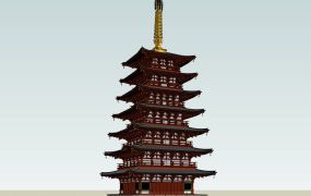 Seven-storied pagoda in Todaiji Temple